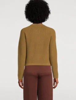 Double-Neck Ribbed Sweater