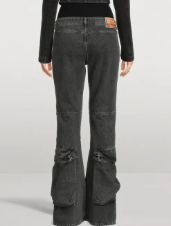 D-Poky Low-Rise Bootcut Cargo Jeans