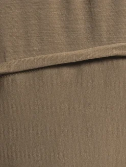 Draped Jersey Midi Dress