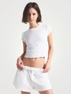 Drop Needle Pointelle Baby T-Shirt