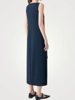 Dropping Dots Crêpe Dress