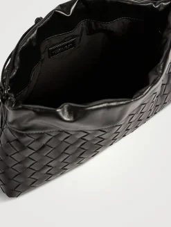 Dustbag Notte Intrecciato Leather Pouch