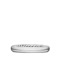 Dy Eden Partway Band Ring In Platinum With Diamonds, 2.8mm