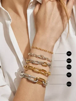 Dy Madison® Chain Bracelet In 18k Yellow Gold, 11mm