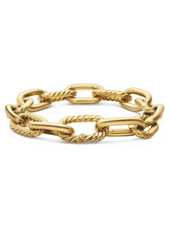 Dy Madison® Chain Bracelet In 18k Yellow Gold, 11mm