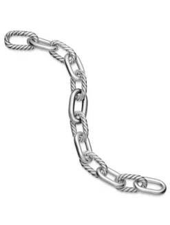 Dy Madison® Chain Bracelet In Sterling Silver, 13.5mm
