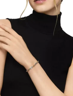 Dy Madison® Chain Bracelet In Sterling Silver With 18k Yellow Gold, 5.5mm