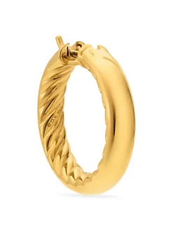 Dy Mercer® Hoop Earrings In 18k Yellow Gold, 25.4mm
