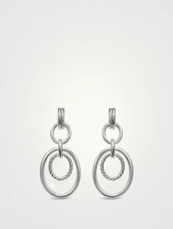 Dy Mercer® Mobile Drop Earrings In Sterling Silver, 65.7mm