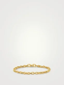 Dy Mercer® Petite Chain Bracelet In 18k Yellow Gold, 4.5mm
