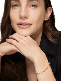 Dy Mercer® Petite Chain Bracelet In 18k Yellow Gold, 4.5mm