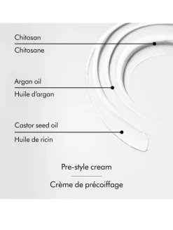 Dyson Chitosan™ Pre-Style Cream, Straight to Wavy, Rich Conditioning