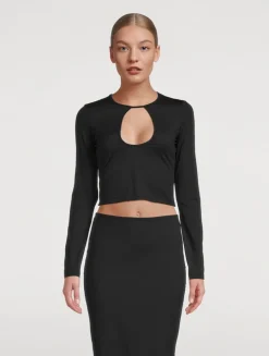 Echauffe Keyhole Top