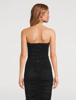 Echauffe Ruched Bustier Top