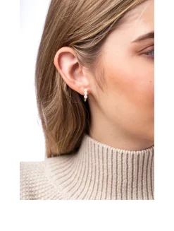 Eclipse 18K Gold Akoya Pearl And Diamond Earrings