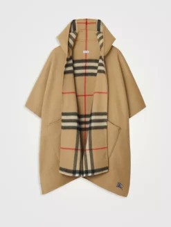 Ekd Cashmere Hooded Cape