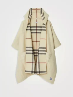 Ekd Cashmere Hooded Cape