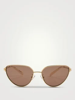 Eleanor Metal Cat Eye Sunglasses