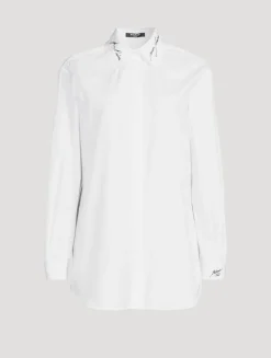 Embroidered Collar Shirt