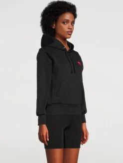 Embroidered Heart Hoodie