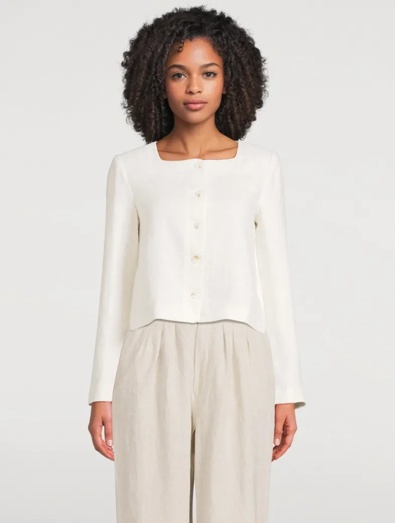 Emma Linen Jacket