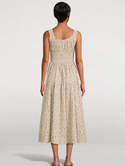 Emmaretta Midi Dress In Floral Print