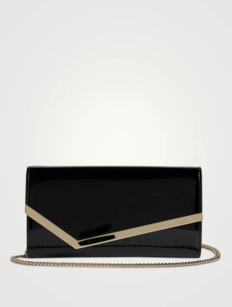 Emmie Patent Leather Clutch
