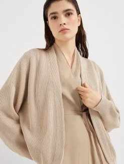 English Rib Knit Cardigan