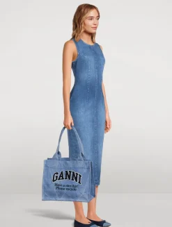 Esme Denim Midi Dress