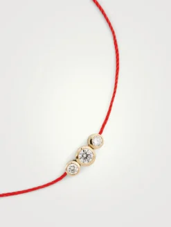 Eternity Amuro String Bracelet With Diamond