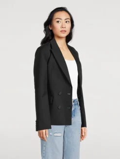Evalyn Double-Breasted Blazer