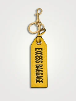 Excess Baggage Leather Bag Charm