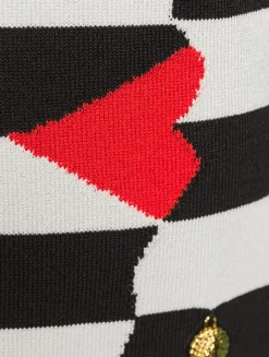 Face Jacquard Sleeveless Sweater