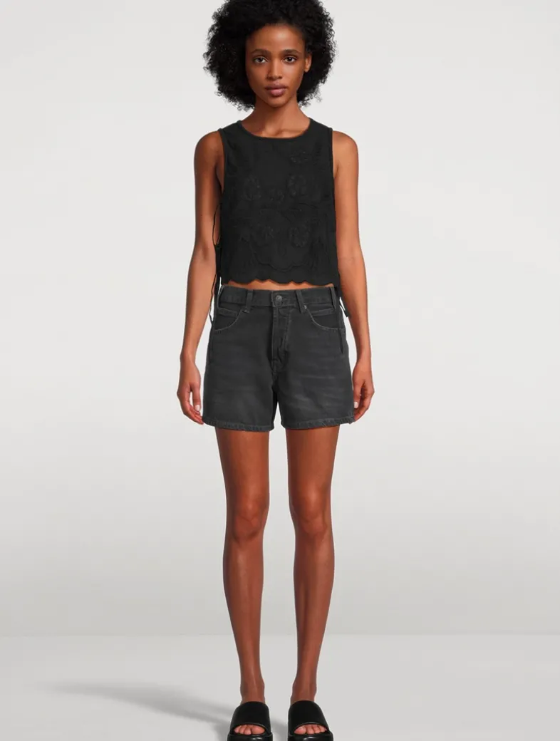 Faded Gardens Side-Tie Blouse