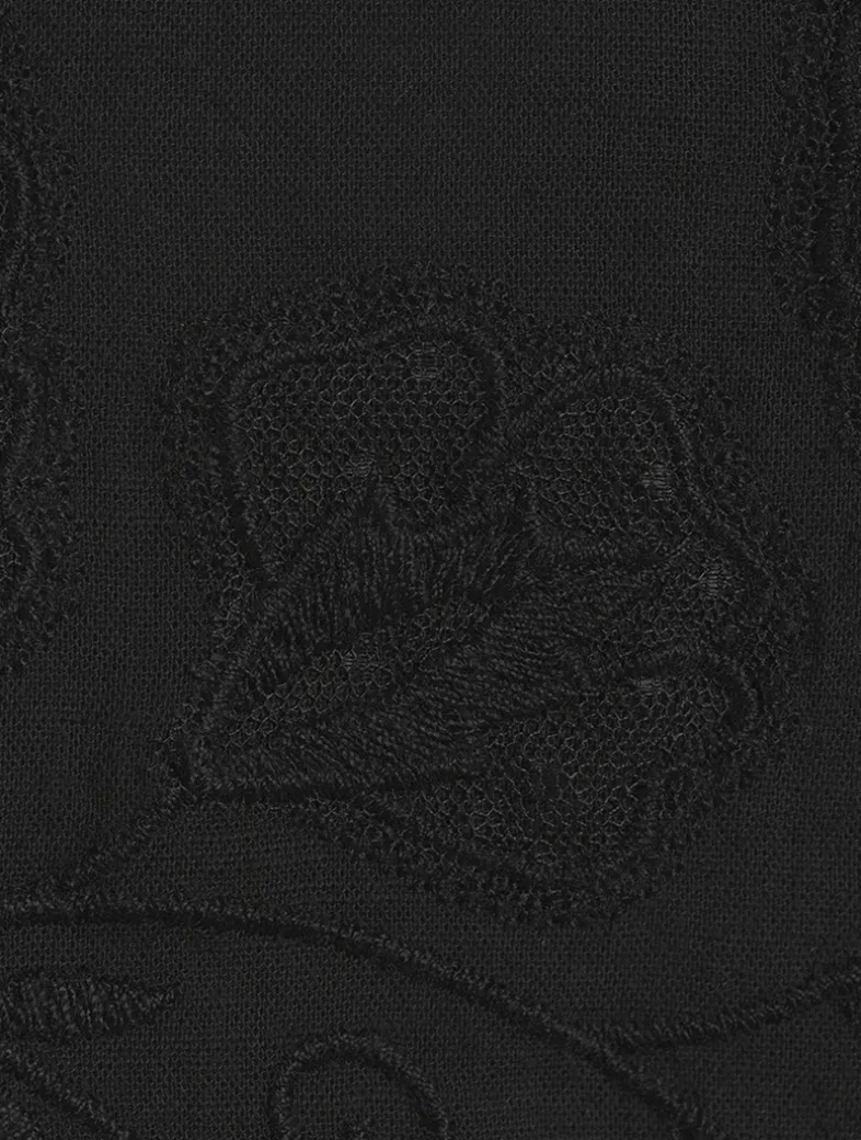 Faded Gardens Side-Tie Blouse