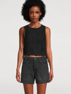 Faded Gardens Side-Tie Blouse