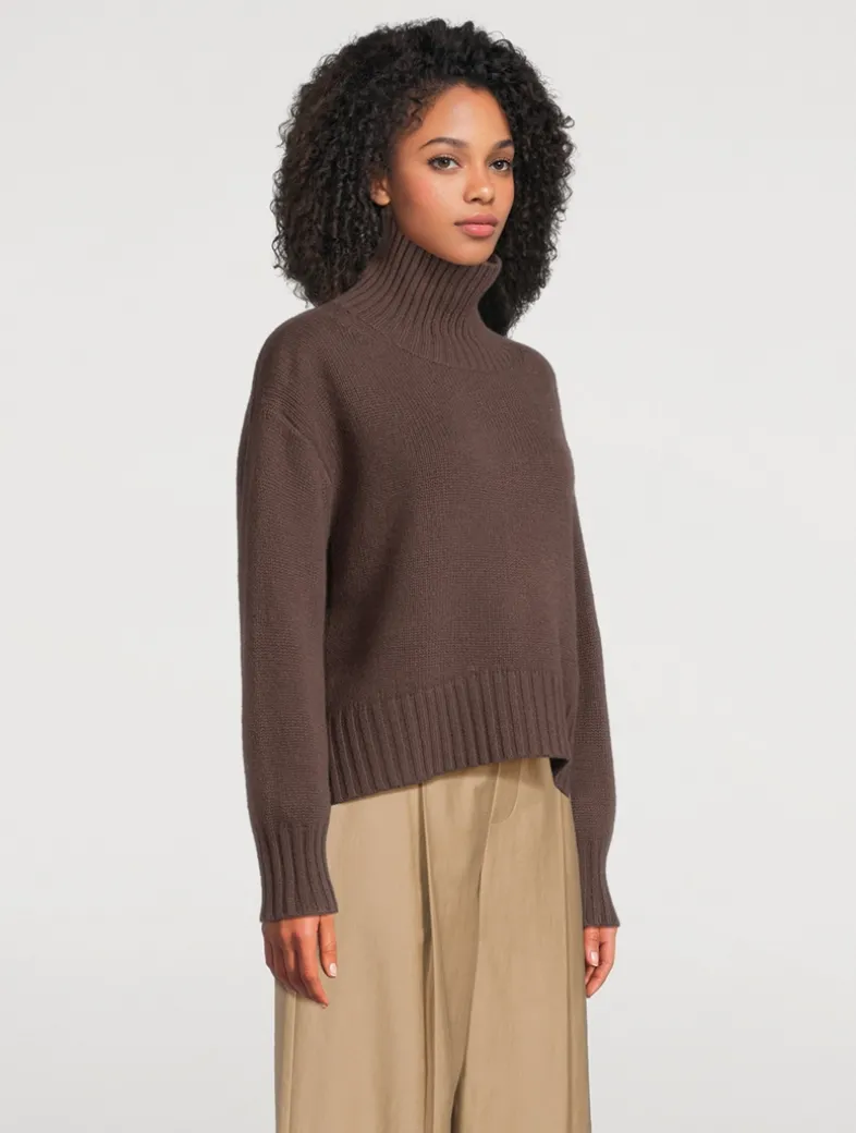 Fair Trade Cashmere Chunky Turtleneck Sweater