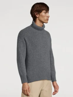 Fair Trade Cashmere Relaxed Turtleneck Sweater