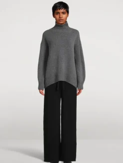 Fair Trade Cashmere Relaxed Turtleneck Sweater