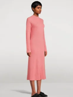 Fair Trade Cashmere Ribbed Sweater Dress