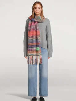 Fair Trade Cashmere UpKnit Multicolour Scarf