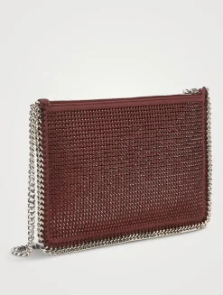 Falabella Crystal-Embellished Shoulder Bag