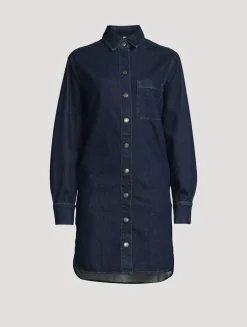 Faye Denim Shirt Dress