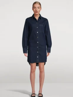 Faye Denim Shirt Dress