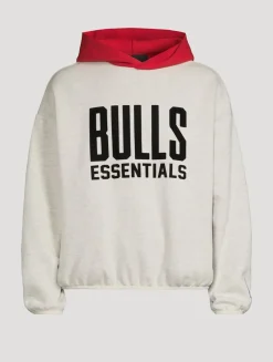 Fear of God Essentials x NBA Bulls Hoodie