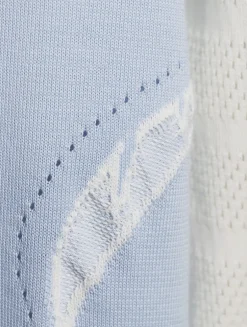 Feather Intarsia Funmix Cardigan