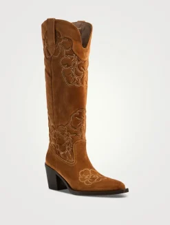 Felix Suede Western Boots