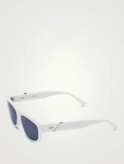 Fendi Diagonal Geometric Sunglasses