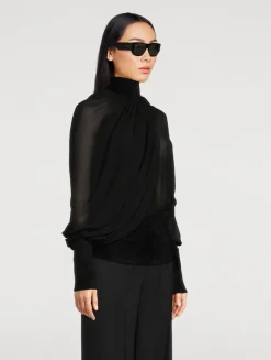 Fendi Diagonal Rectangular Sunglasses