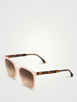 Fendi Fine Square Sunglasses